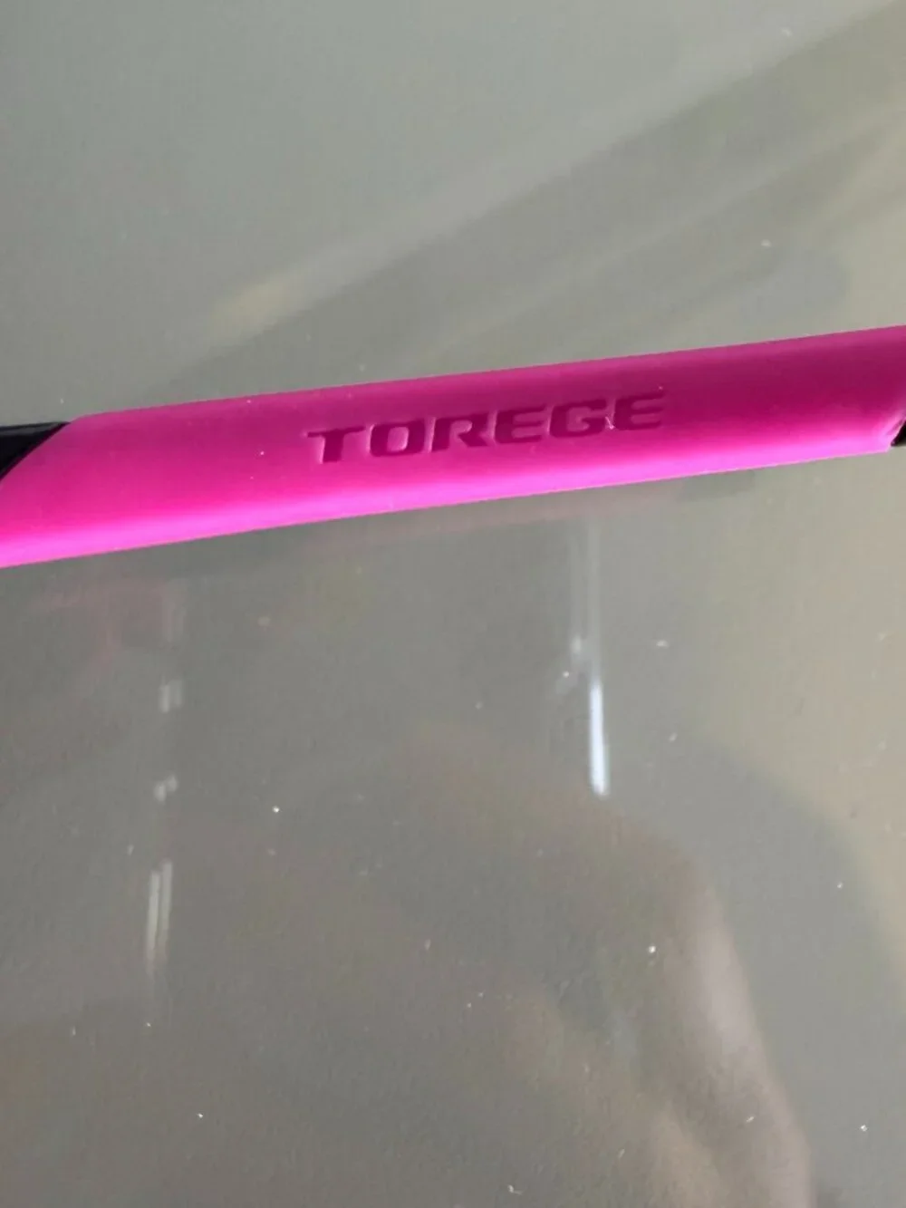 Torege Kids Sport Sunglasses Pink Black Wraparound w/ Hard Case